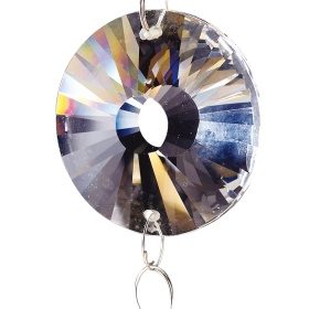 C40053  Crystal Disc Without Ring 35mm 1 Hole